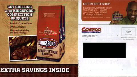 Costco Kingsford Mailer Cover