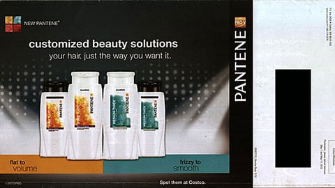Costco Pantene Mailer Cover