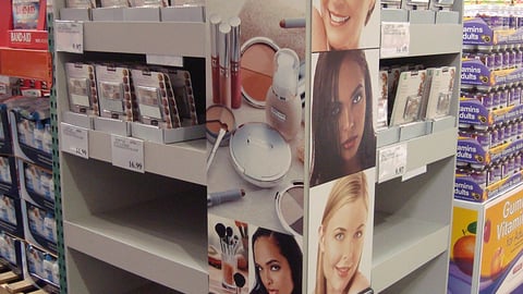 Kirkland Borghese Cosmetics Display