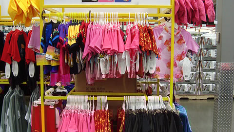 Sun Protection Apparel Rack