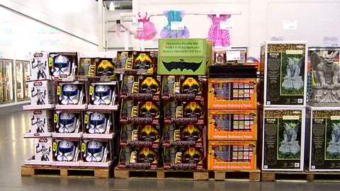 Costco Halloween Pallets