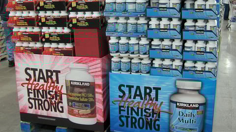 Costco Kirkland Signature Vitamin Pallets