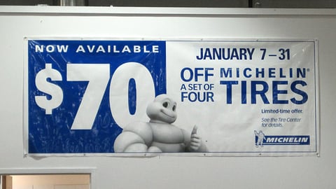 Michelin Tires Banner