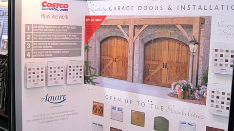 Costco Garage Door Fence Kiosk