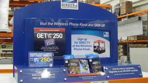 DirecTV Costco Counter Display
