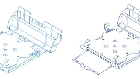 Computer Retail Display Stand