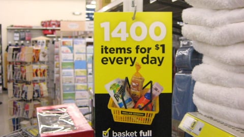 Dollar General Savings Aisle Violator