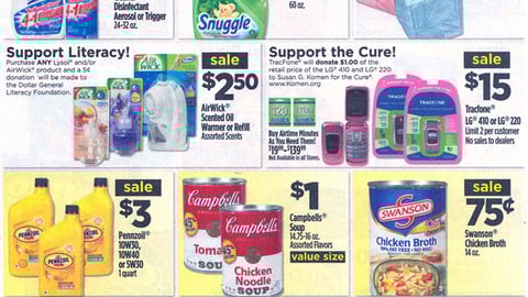 Dollar General Cause, Halloween Recipe FSI