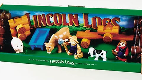 Lincoln Logs Shelf Extender