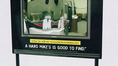 Mike's Hard Lemonade Plasma TV Display