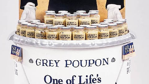 Grey Poupon Floor Display