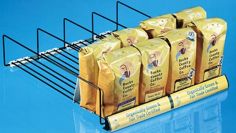 Bucks Coffee Shelf Merchandiser