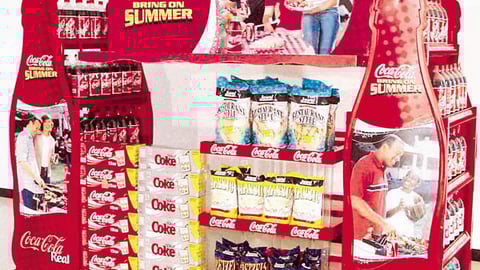 Coca-Cola XT Contour Bottle Island