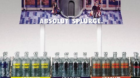 Absolut Splurge Mass Display