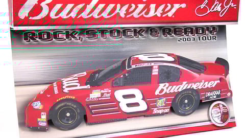 Budweiser NASCAR Dimensional Crown Display