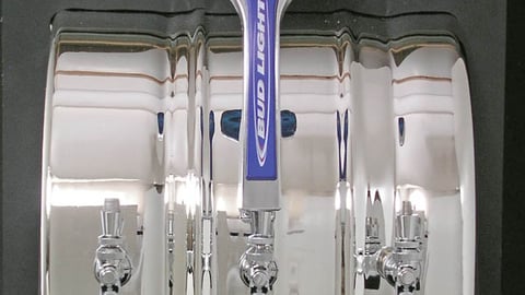 Bud Light Fiber Optic Tap Marker