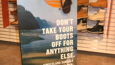 Timberland Sandal/Slide Temporary Leaseline Display