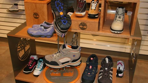 Timberland Kids Footwear Tabletop Display