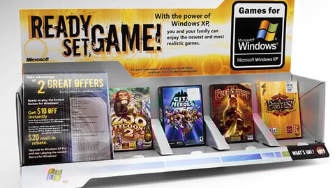 Microsoft Games for Windows Shelf System