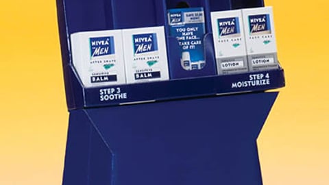 Nivea for Men Sensitive Regimen Power Wing/Floorstand