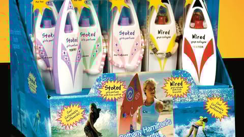 Bethany Hamilton Fragrance Counter Unit