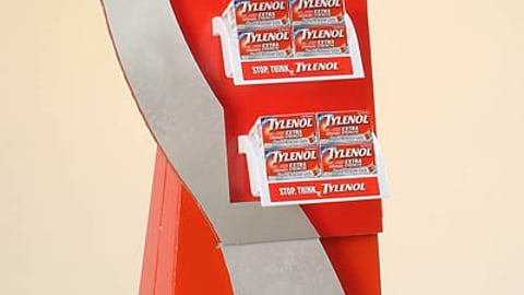 Tylenol Rapid Release Floorstand