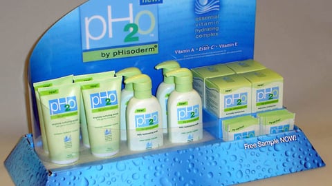 Phisoderm Counter Display