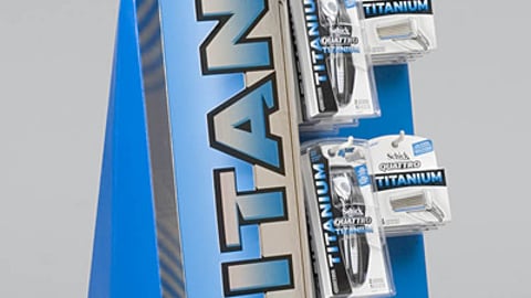 Schick Titanium Floorstand/Power Wing