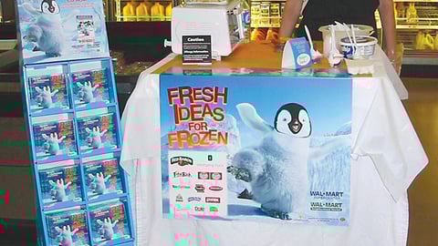Wal-Mart 'Happy Feet' Frozen Food Event