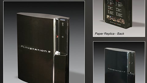 Sony PS3 Paper Counter Display