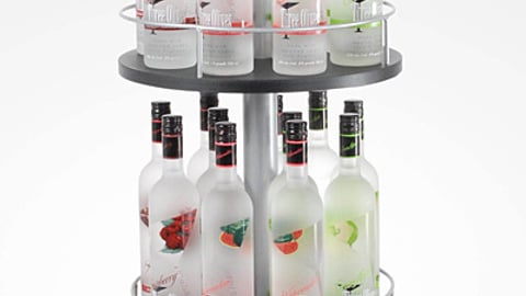 Three Olives Vodka Floor Display