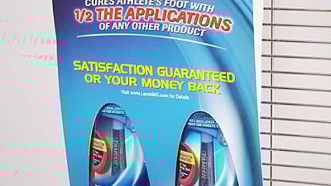 Lamisil Gel Mini Wing with Brochure