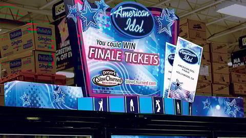 Edy's Slow Churned 'American Idol' Signage