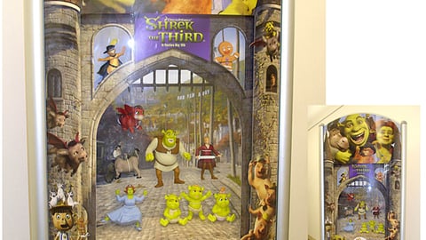 McDonald's 'Shrek the Third' Happy Meal Toy Display