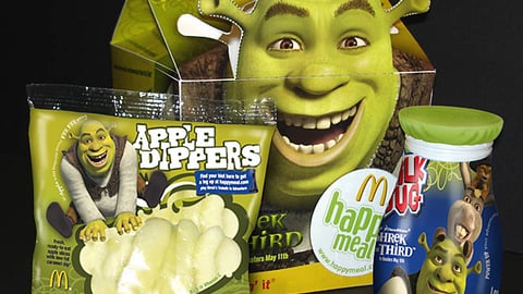 McDonald's Shrek Happy Meals Packaging