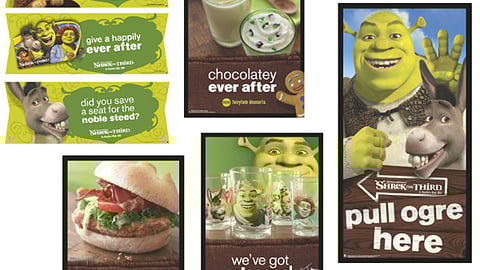 McDonald's 'Shrek the Third' Signage