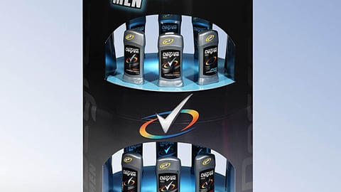 Degree Men Ultra Clear Floor Display