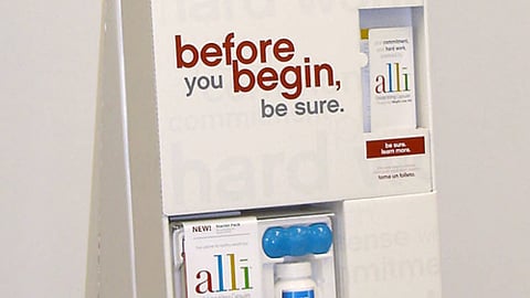 Alli Floorstand/Sidekick Launch Display