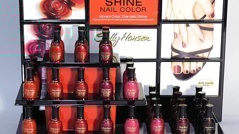 Sally Hansen Lacquer Shine Nail Display