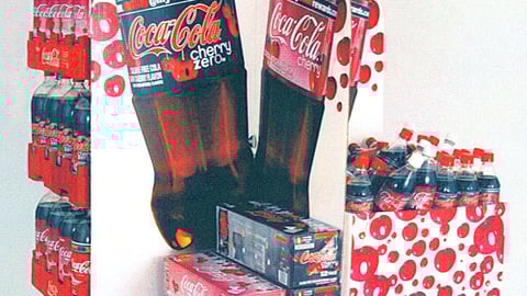 Cherry Coke Lobby Displays