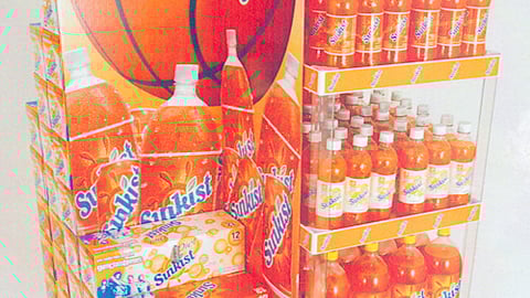 Sunkist Lobby Display
