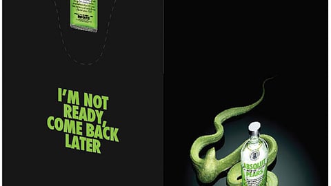 Absolut Pears Door Hanger