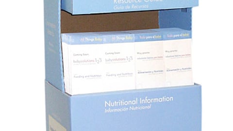 All Things Baby Corrugated Display