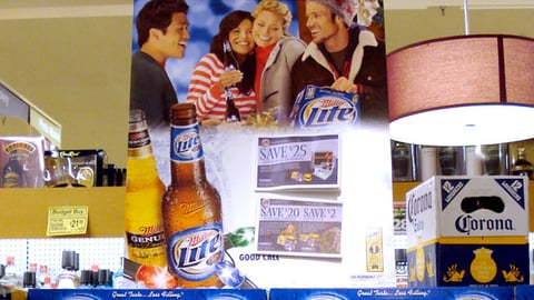 Miller 'Holiday Lites' Rebate Case Card 