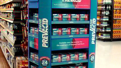 Prevacid Walmart Endcap Display
