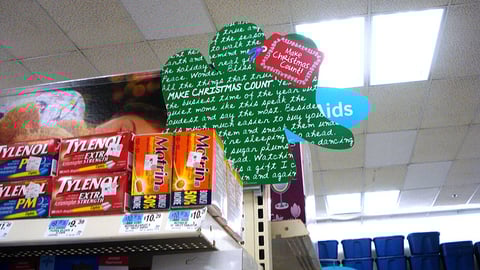 Kmart 'Make Christmas Count' Endcap Header