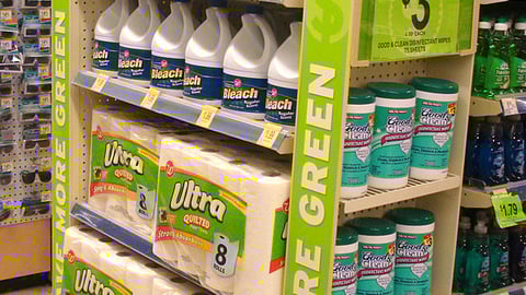 Walgreens Household Cleaning Endcap