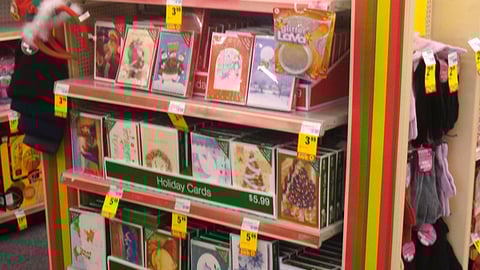 CVS Holiday Greeting Cards Endcap