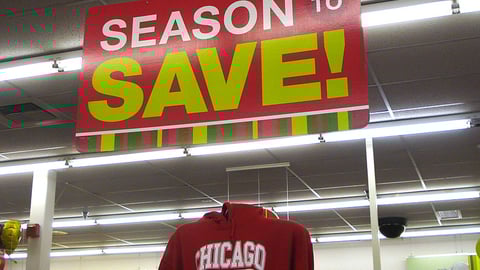 CVS 'Season to Save' Ceiling Sign