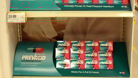 Prevacid Shelf Trays